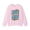 Palm Coast Life Sweatshirt, Unisex Crewneck Beachwear
