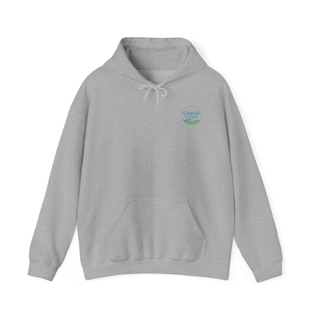 Coastal Craze Logo Hoodie | Unisex Heavy Blend™ Sweatshirt, Comfortable Beach Apparel