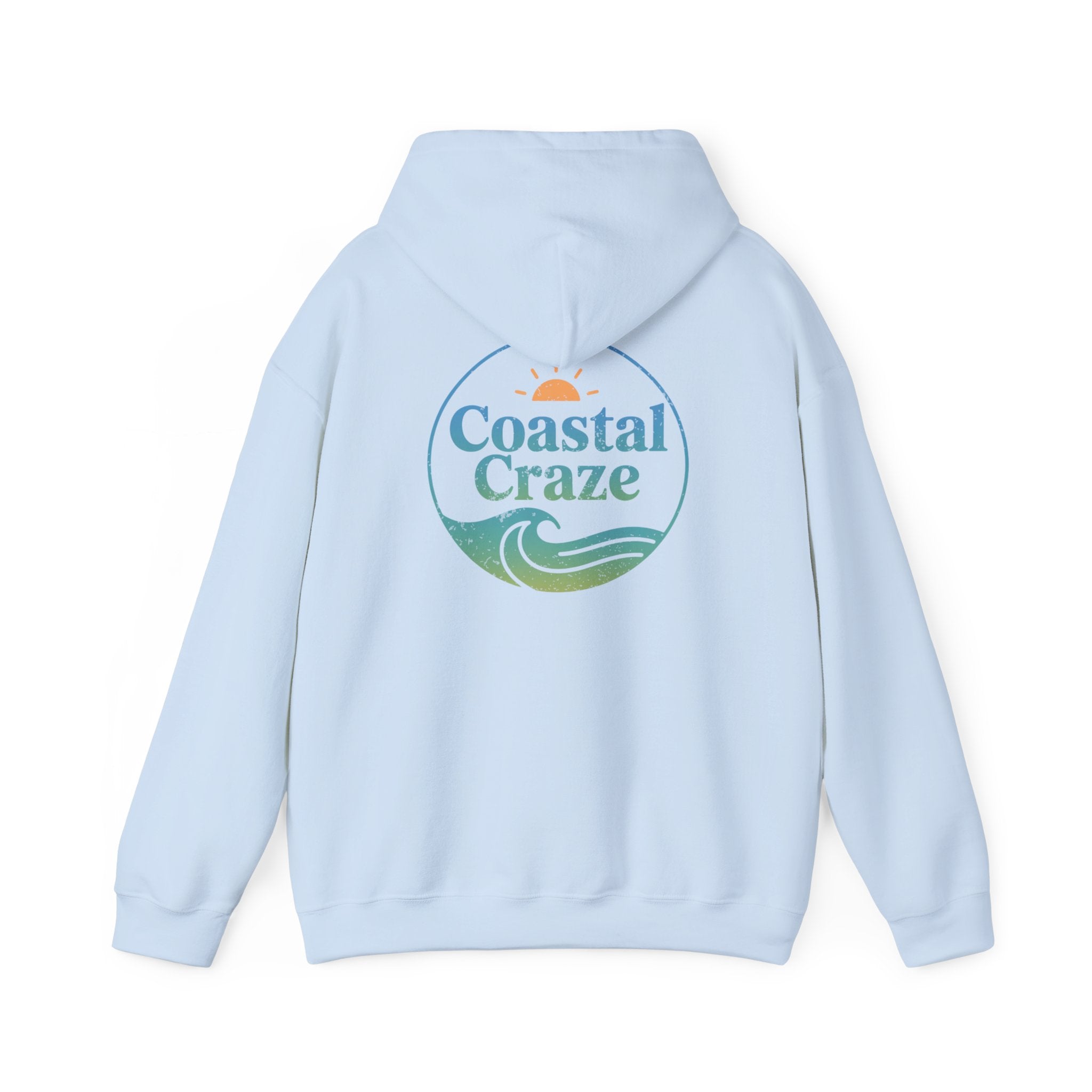 Coastal Craze Logo Hoodie | Unisex Heavy Blend™ Sweatshirt, Comfortable Beach Apparel