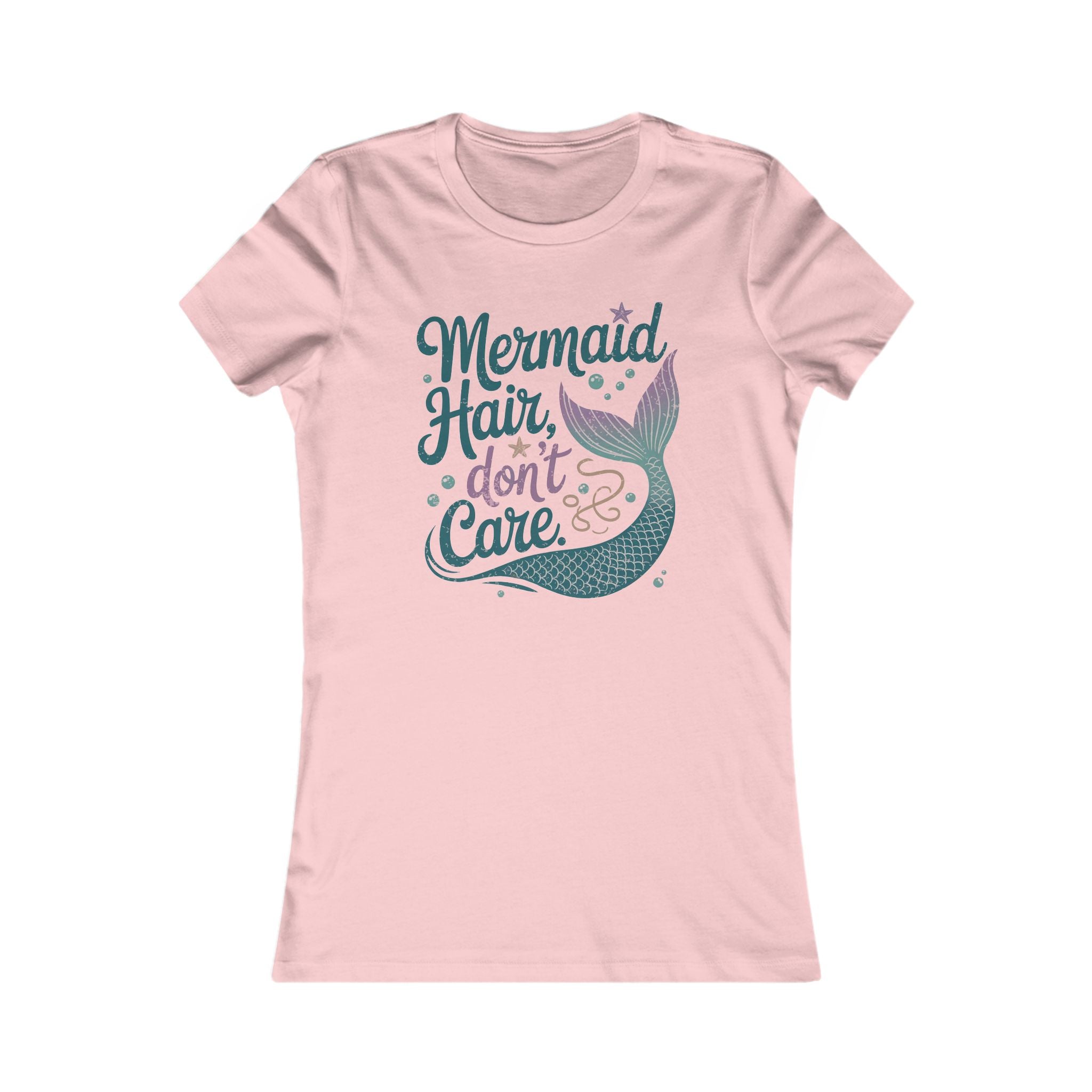 Mermaid Hair Tee - Fun Women's Favorite T-Shirt, Beach Vibes, Summer Style, Gift for Moms & Teens