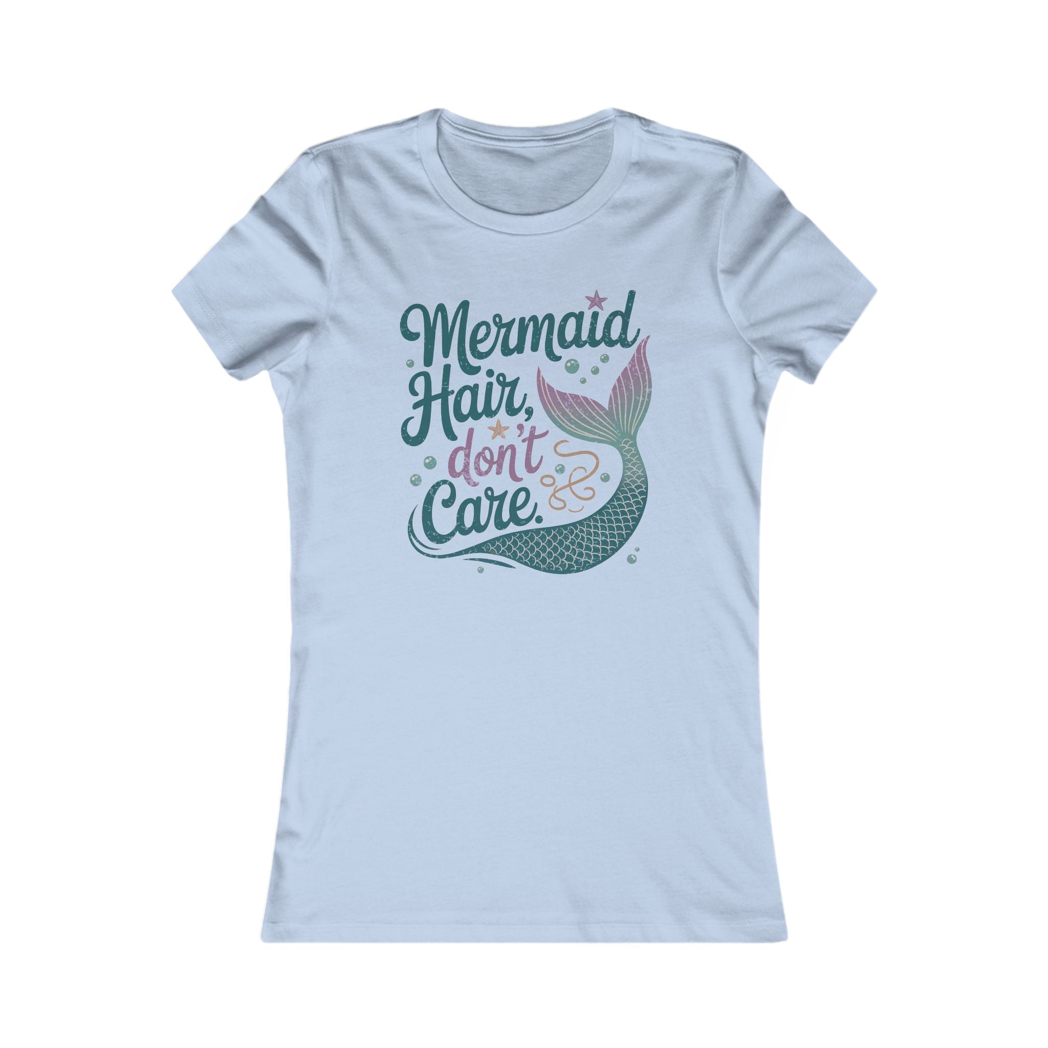 Mermaid Hair Tee - Fun Women's Favorite T-Shirt, Beach Vibes, Summer Style, Gift for Moms & Teens