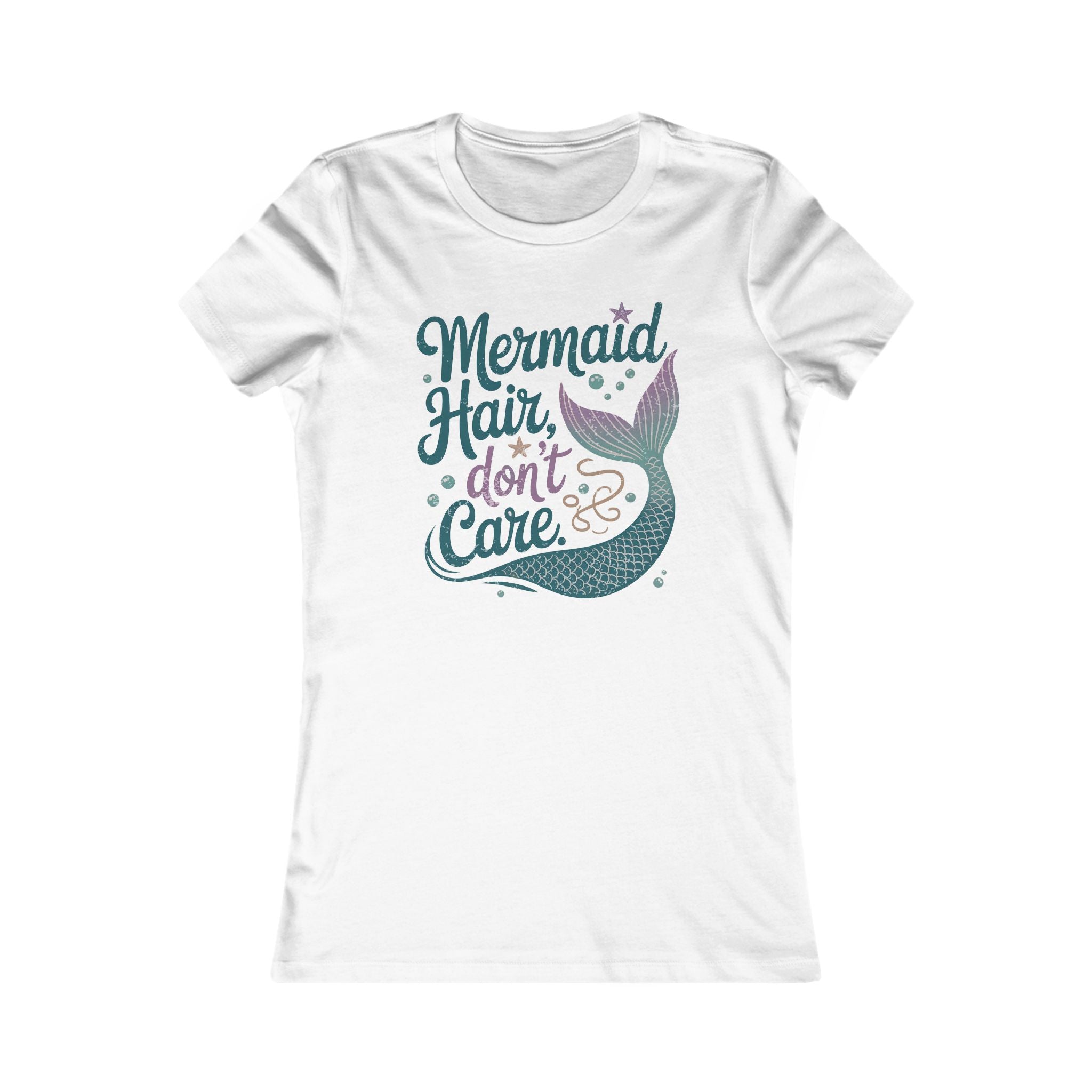 Mermaid Hair Tee - Fun Women's Favorite T-Shirt, Beach Vibes, Summer Style, Gift for Moms & Teens
