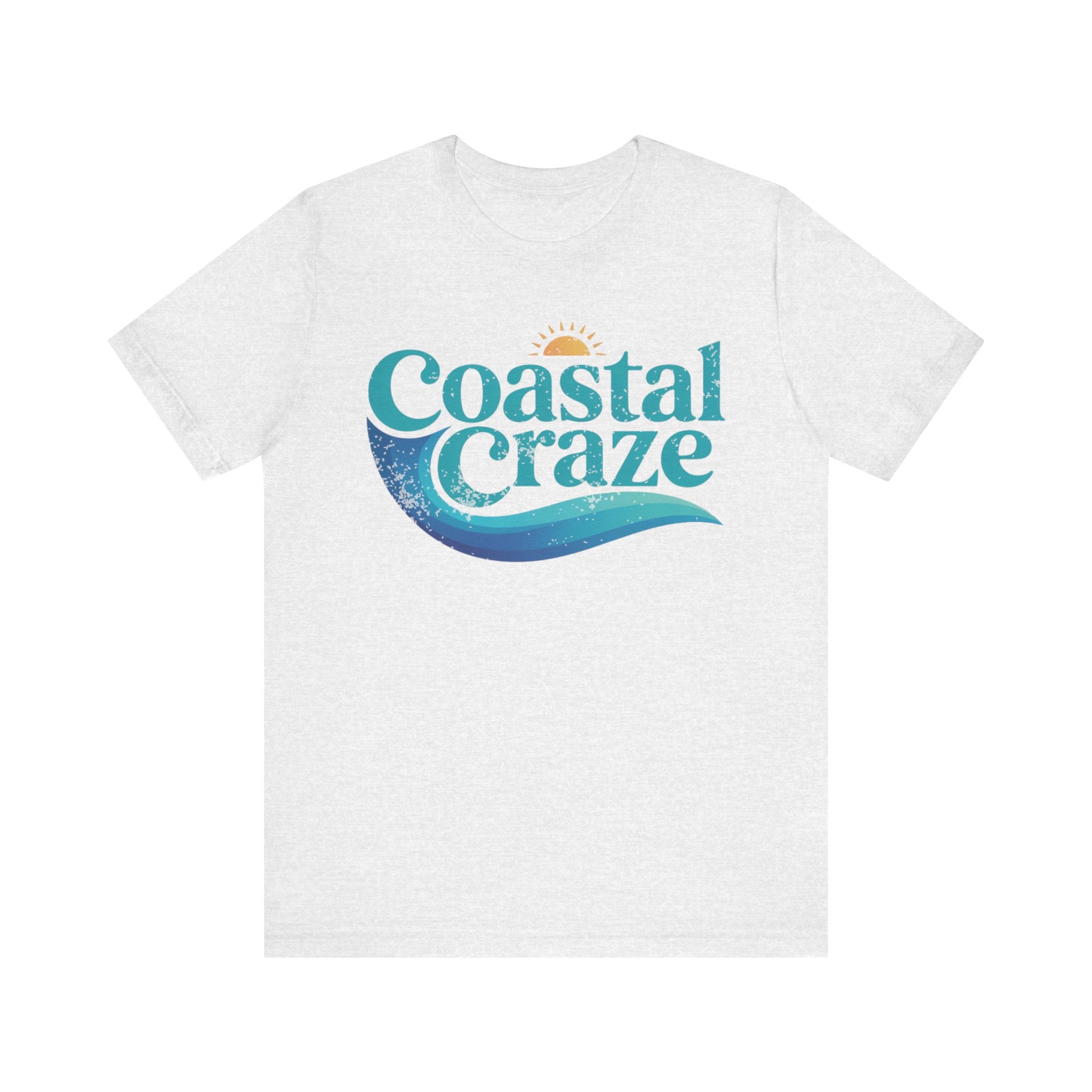 Coastal Craze Logo Unisex Tee, Beach Shirt, Summer Fashion, Vacation Wear