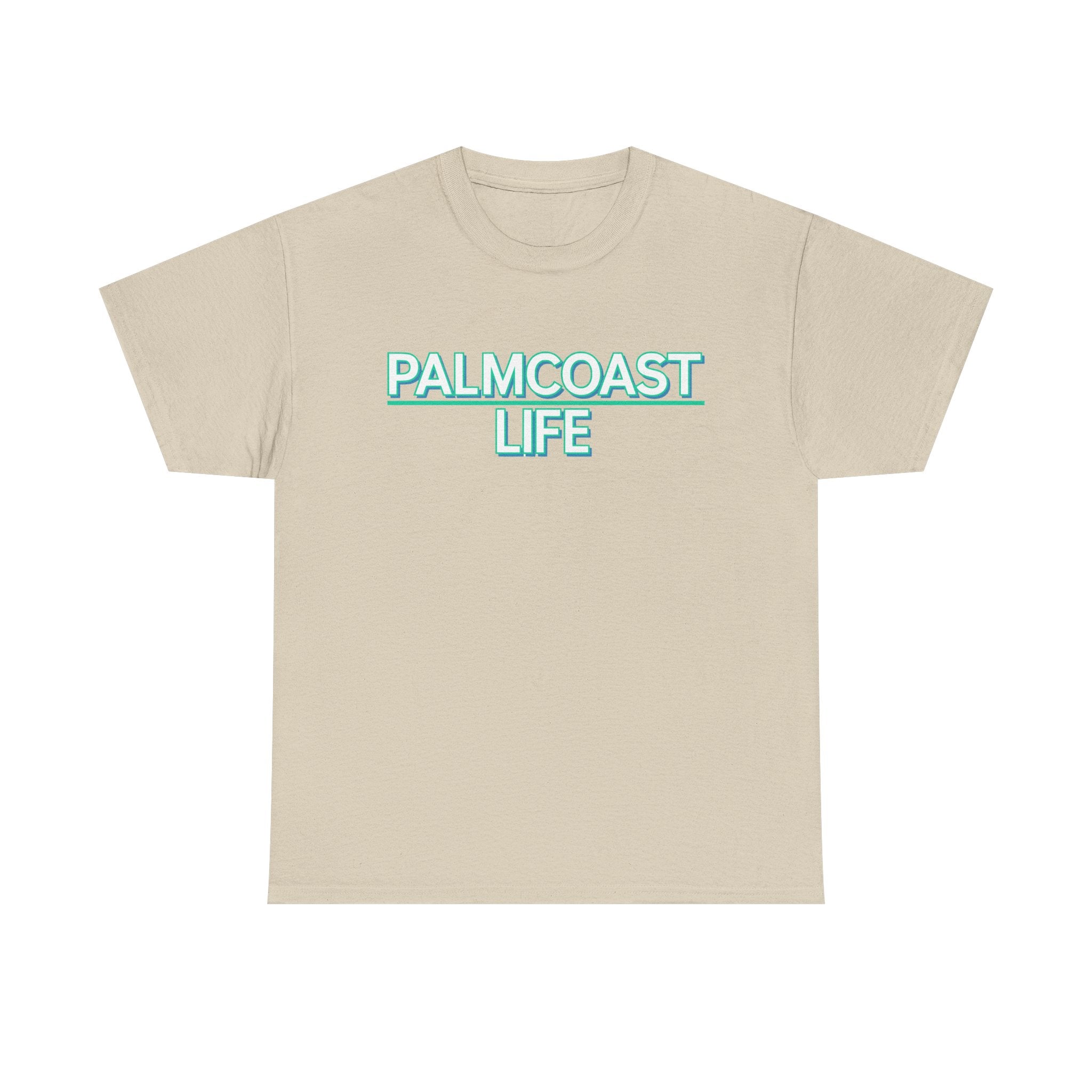 Chic Palm Coast Life Tee, Unisex T-Shirt, Casual Summer Wear, Beach Day Outfit, Gift for Ocean Lovers, Trendy Graphic Tee