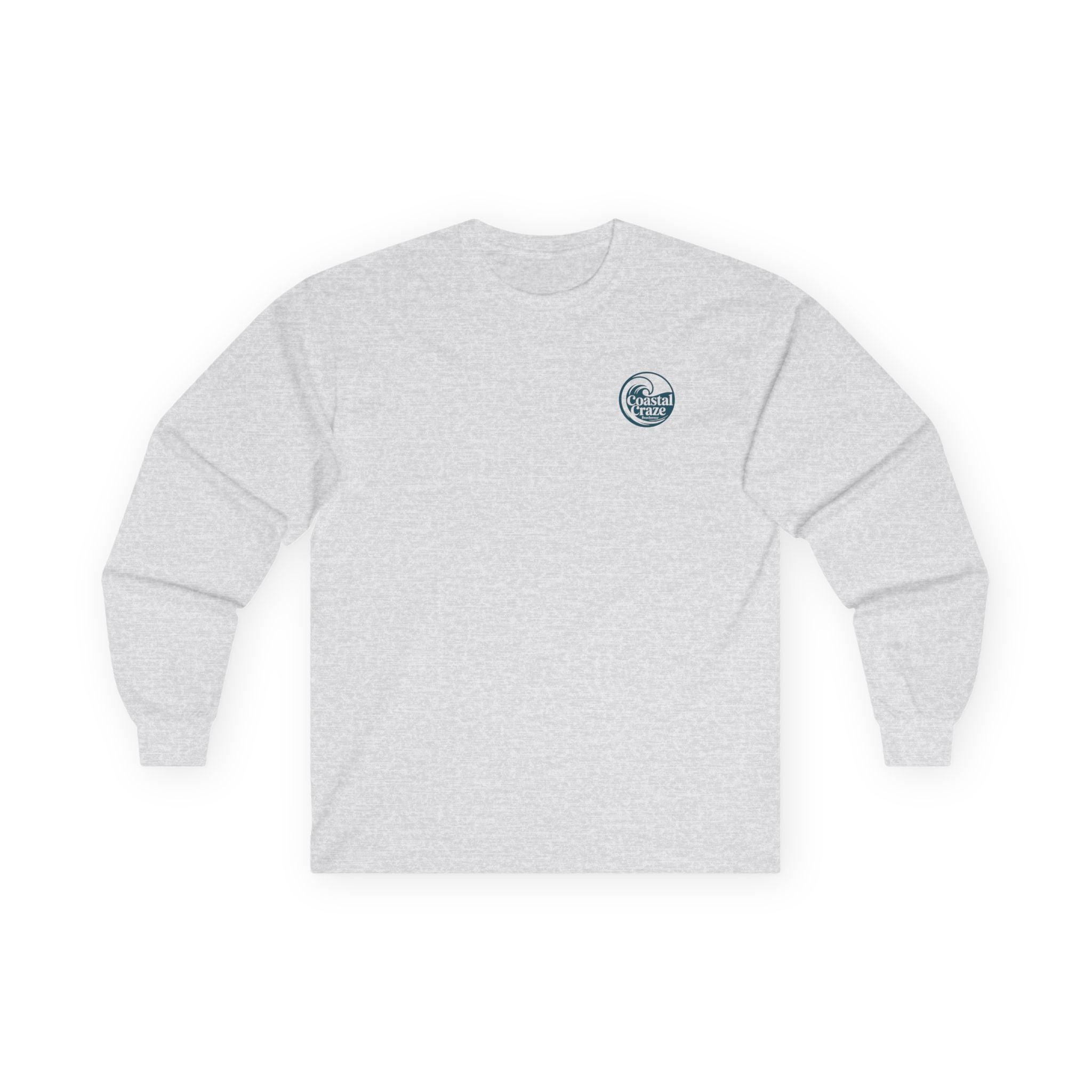 Coastal Craze Long Sleeve Logo Tee - Catch the Wave!