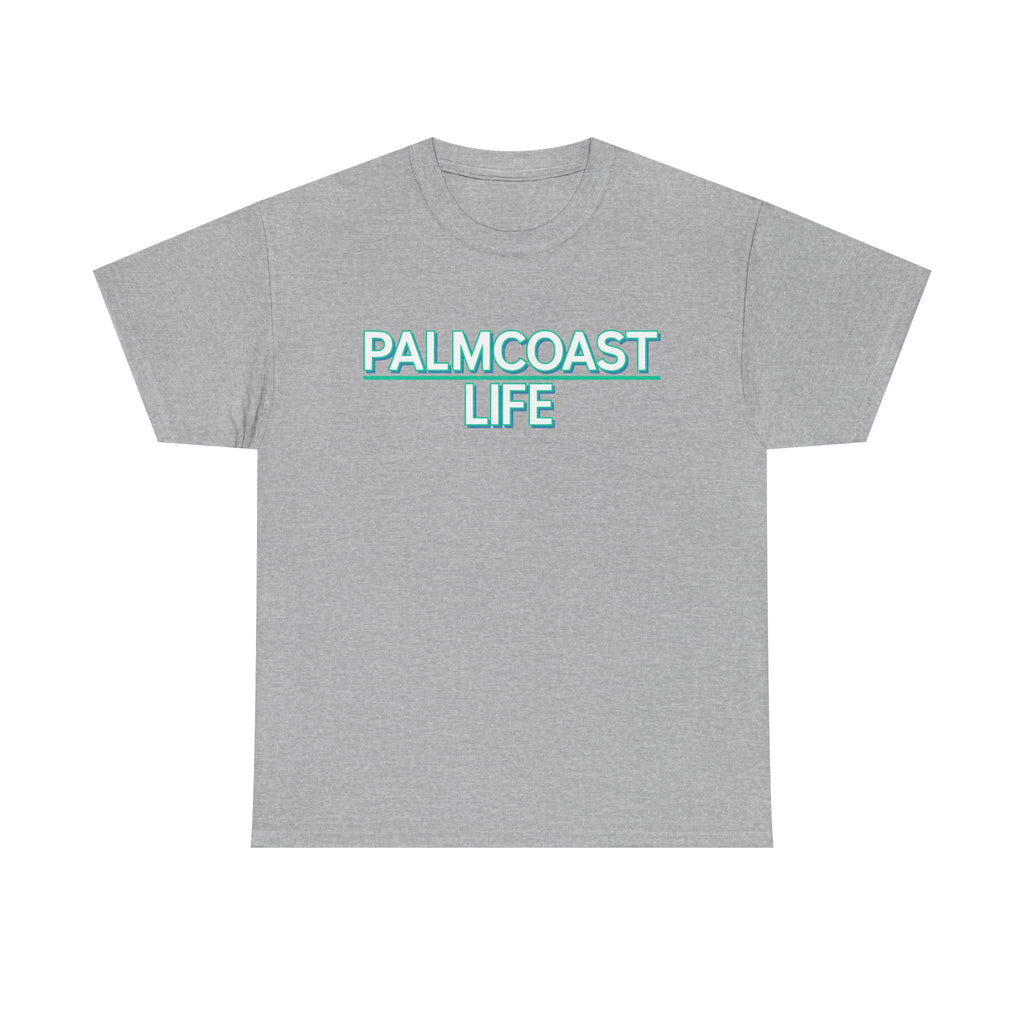 Chic Palm Coast Life Tee, Unisex T-Shirt, Casual Summer Wear, Beach Day Outfit, Gift for Ocean Lovers, Trendy Graphic Tee