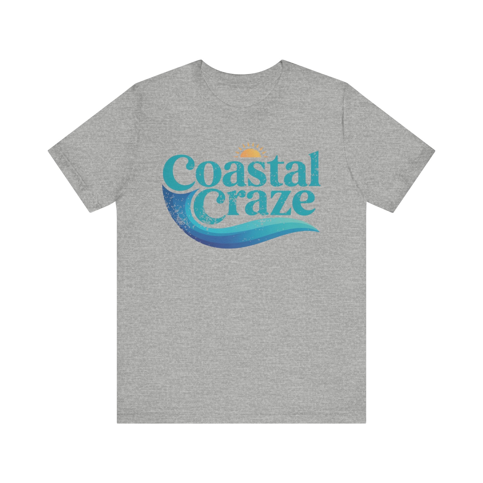 Coastal Craze Logo Unisex Tee, Beach Shirt, Summer Fashion, Vacation Wear