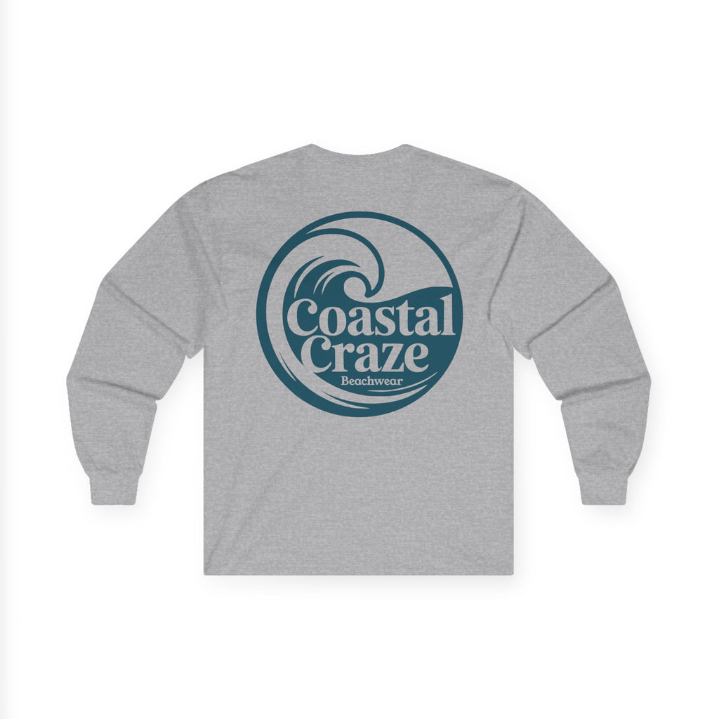 Coastal Craze Long Sleeve Logo Tee - Catch the Wave!