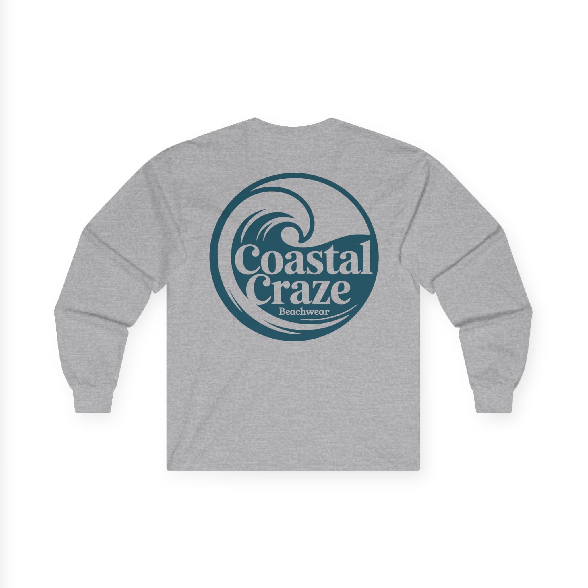 Coastal Craze Long Sleeve Logo Tee - Catch the Wave!