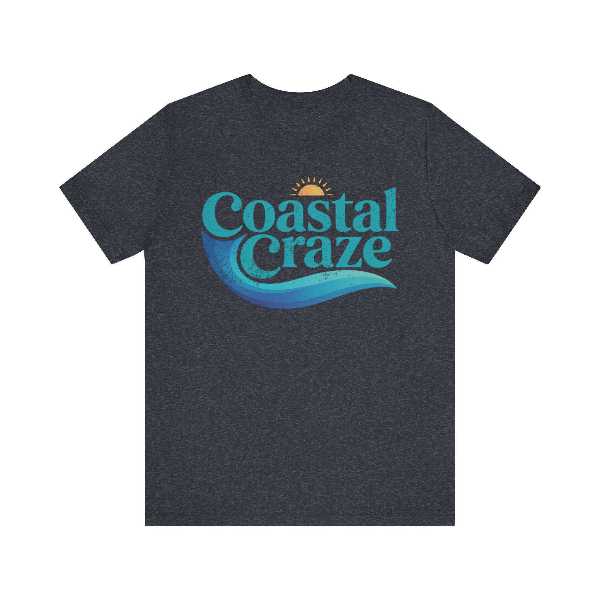 Coastal Craze Logo Unisex Tee, Beach Shirt, Summer Fashion, Vacation Wear