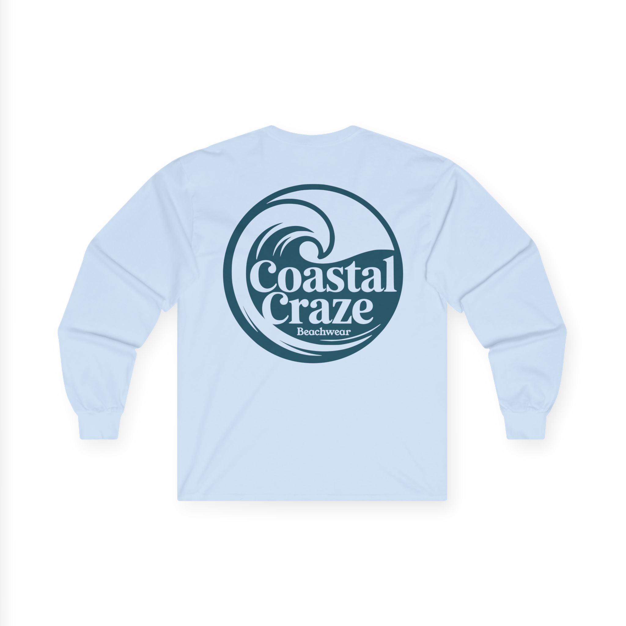 Coastal Craze Long Sleeve Logo Tee - Catch the Wave!