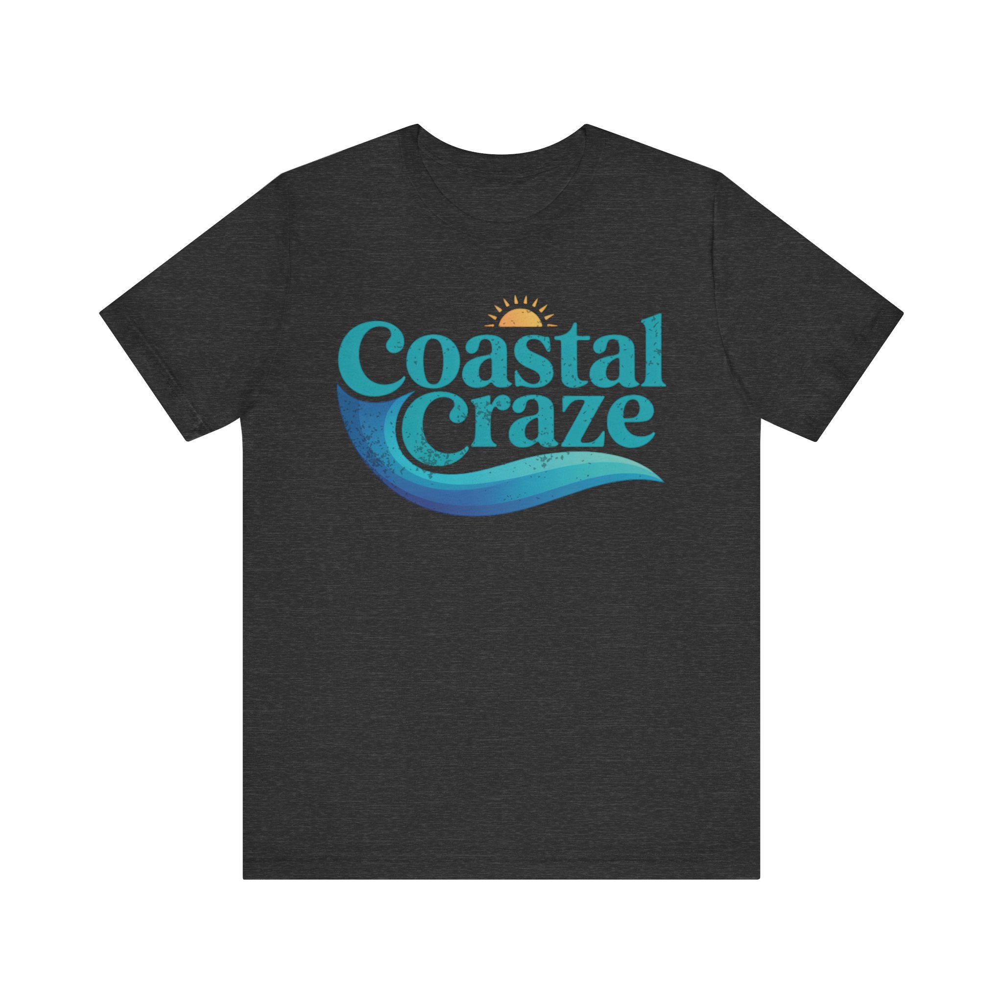 Coastal Craze Logo Unisex Tee, Beach Shirt, Summer Fashion, Vacation Wear