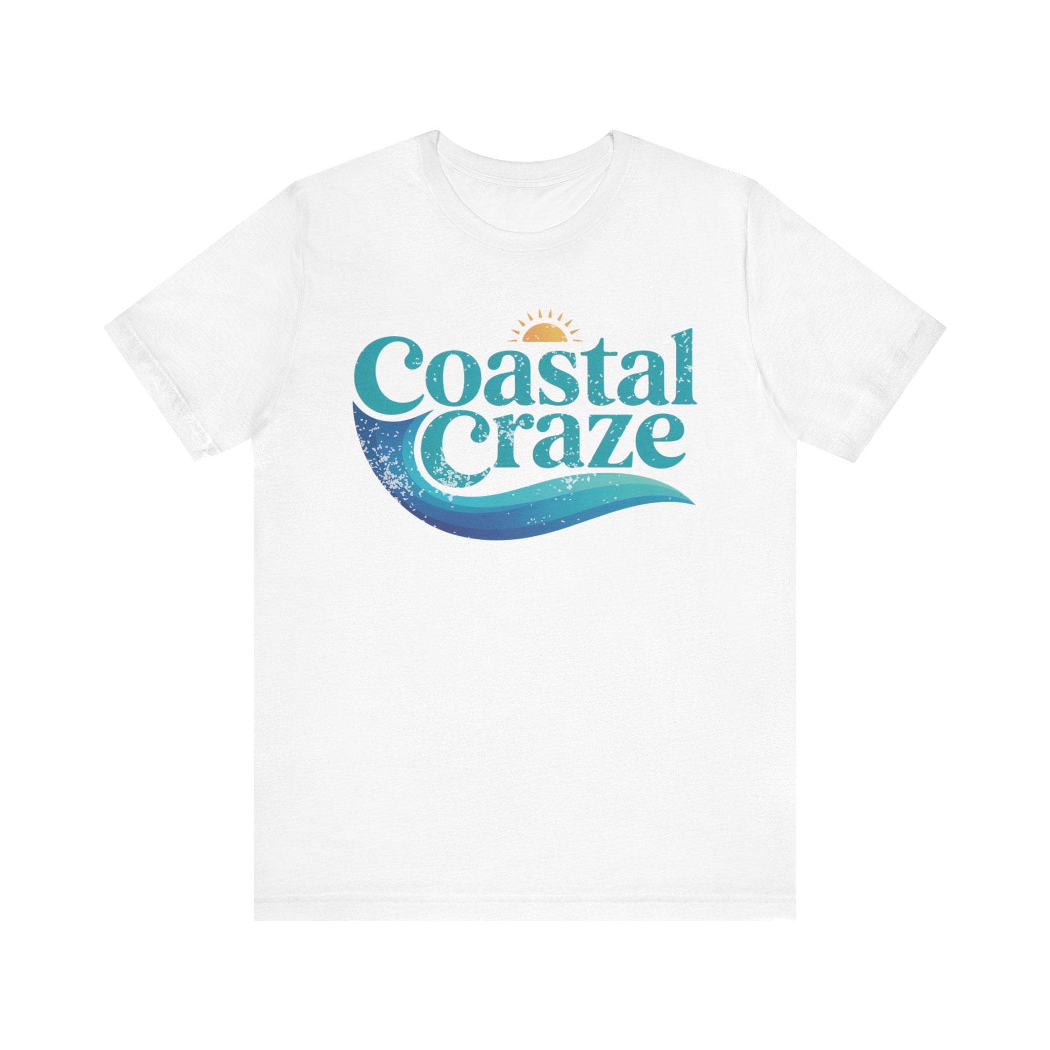 Coastal Craze Logo Unisex Tee, Beach Shirt, Summer Fashion, Vacation Wear
