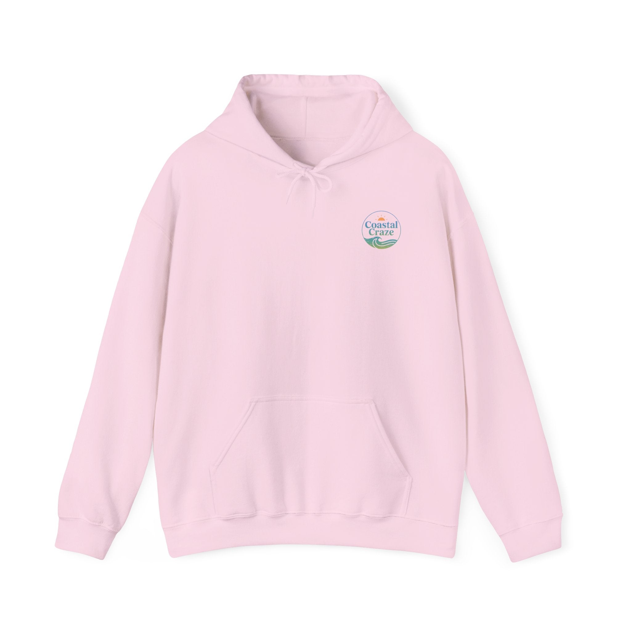 Coastal Craze Logo Hoodie | Unisex Heavy Blend™ Sweatshirt, Comfortable Beach Apparel