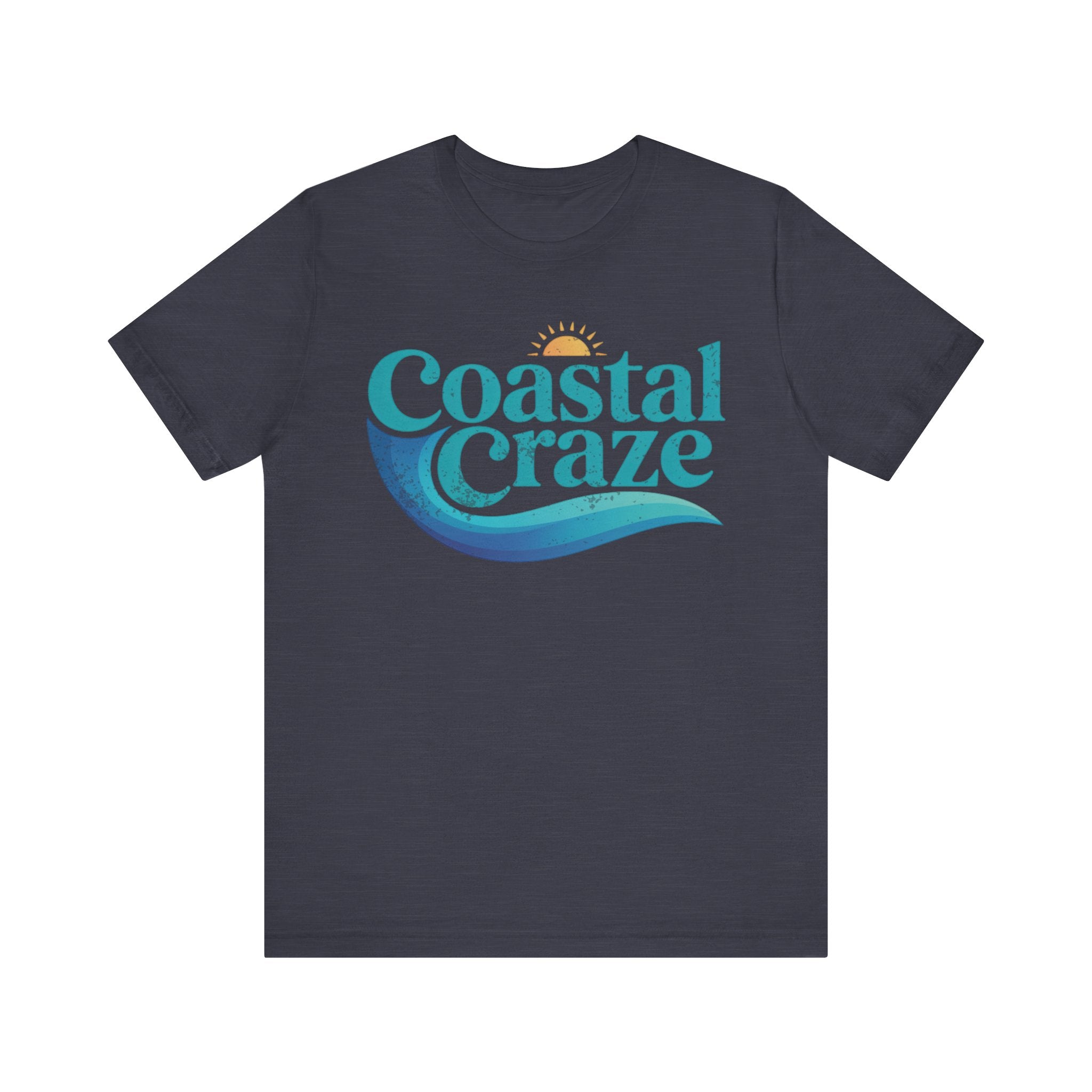 Coastal Craze Logo Unisex Tee, Beach Shirt, Summer Fashion, Vacation Wear