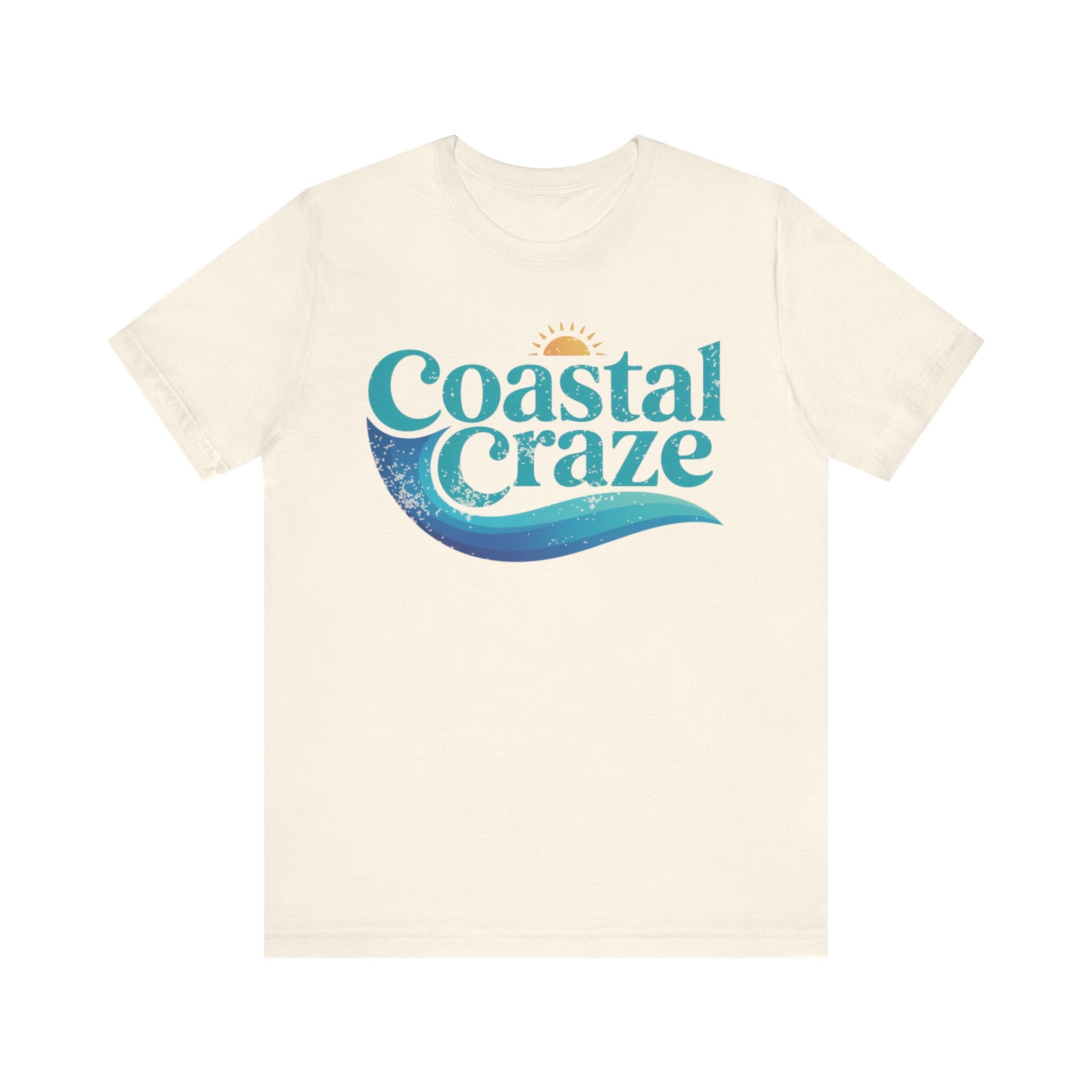 Coastal Craze Logo Unisex Tee, Beach Shirt, Summer Fashion, Vacation Wear