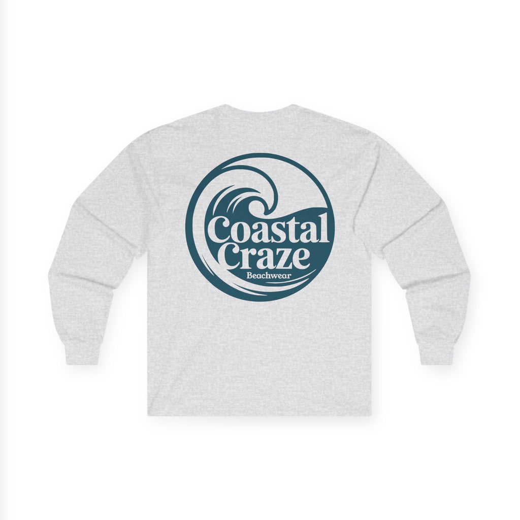 Coastal Craze Long Sleeve Logo Tee - Catch the Wave!