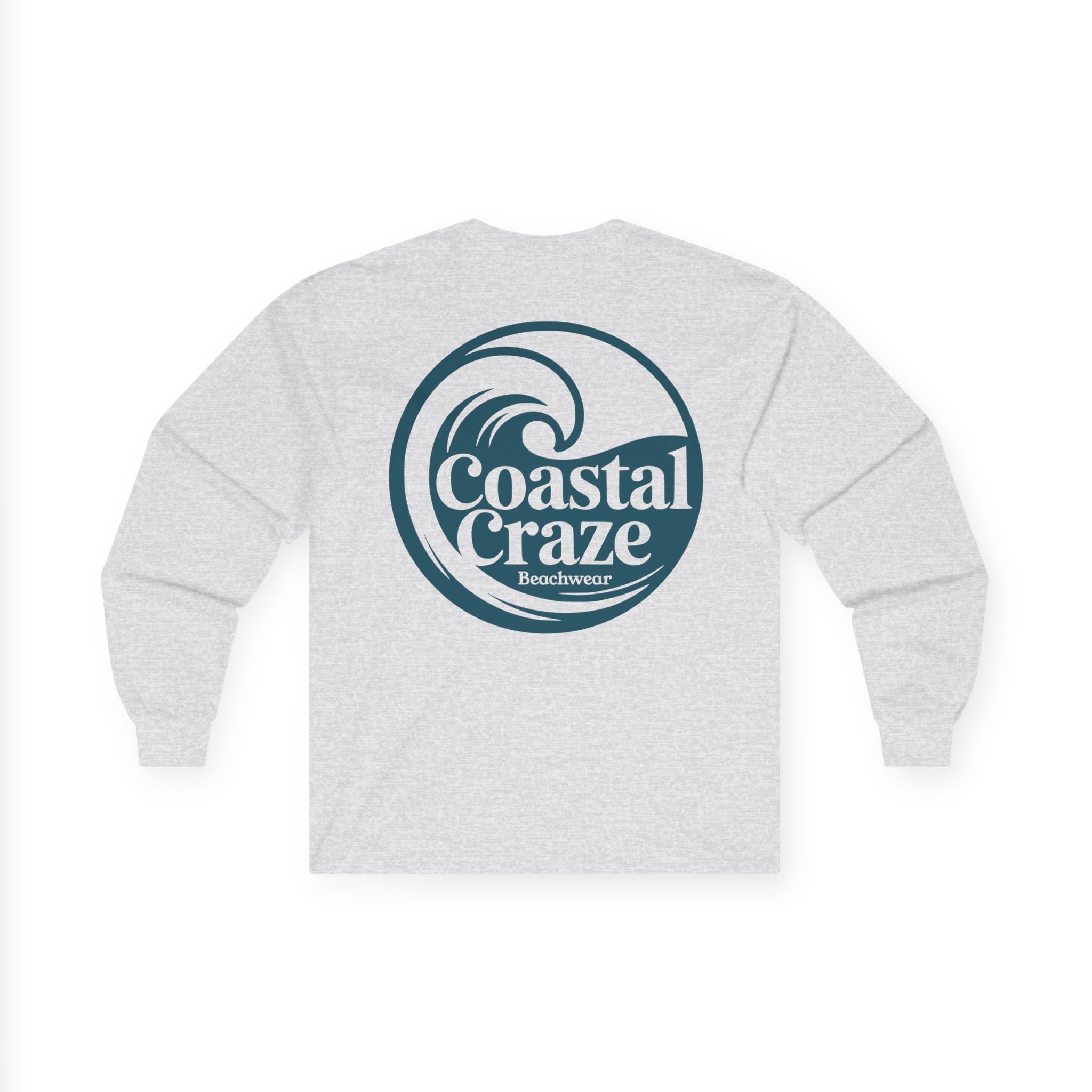 Coastal Craze Long Sleeve Logo Tee - Catch the Wave!