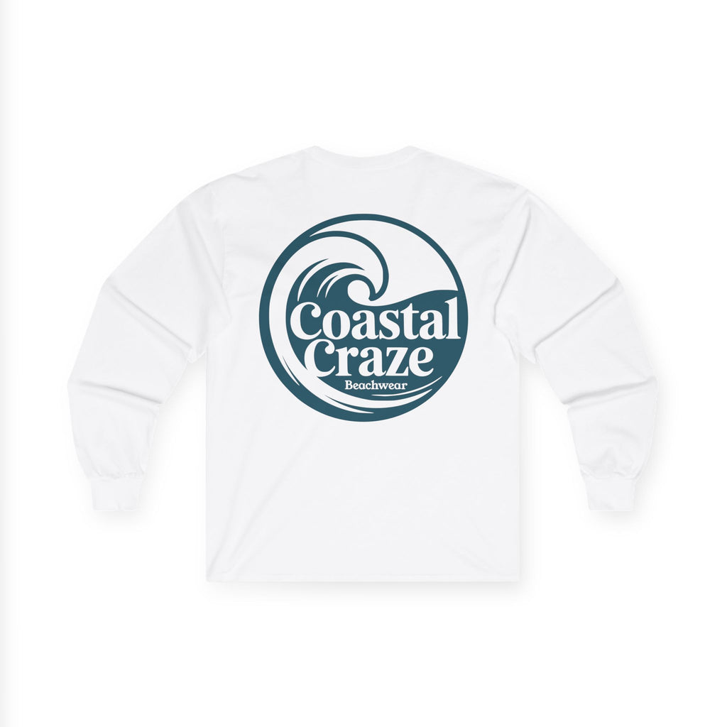 Coastal Craze Long Sleeve Logo Tee - Catch the Wave!