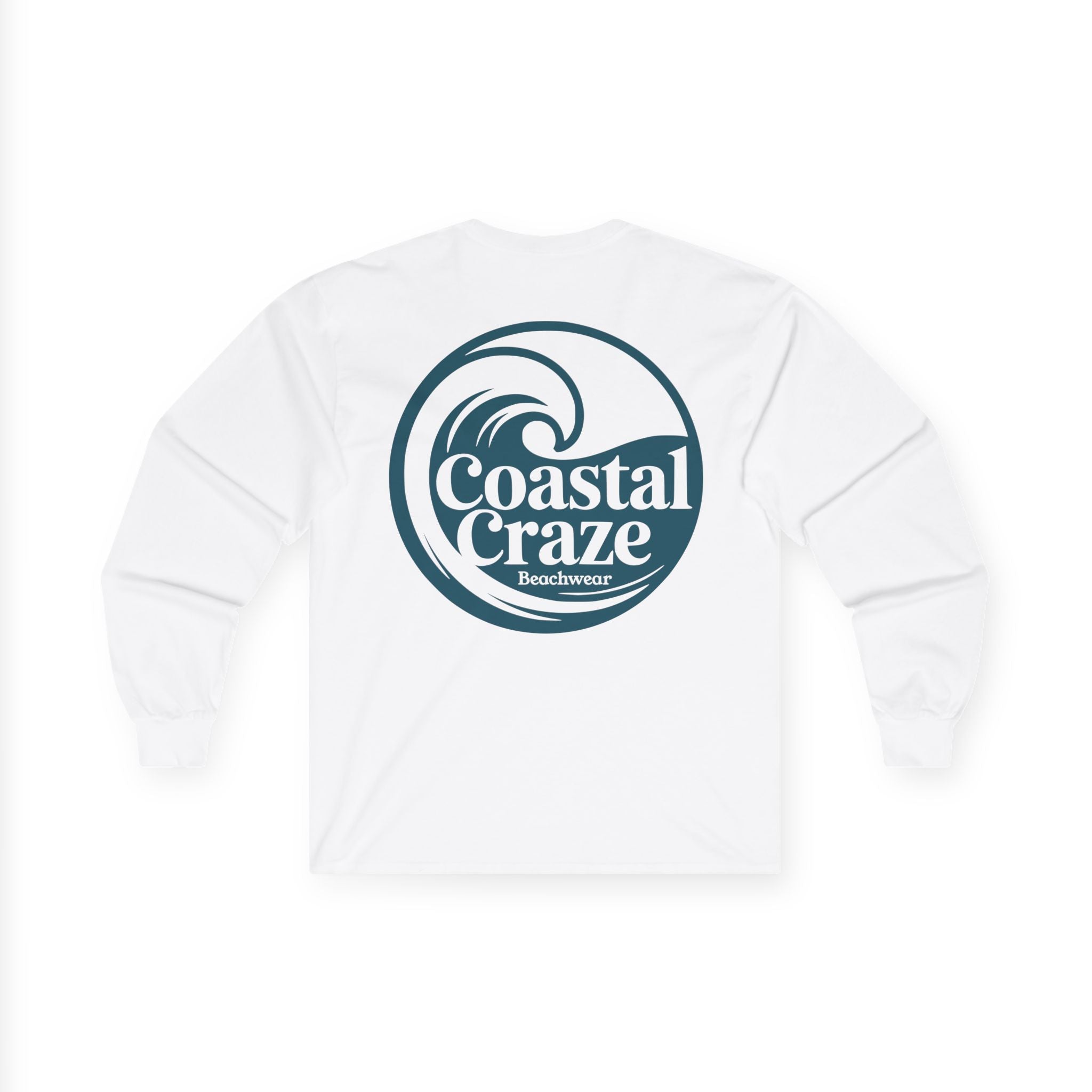 Coastal Craze Long Sleeve Logo Tee - Catch the Wave!