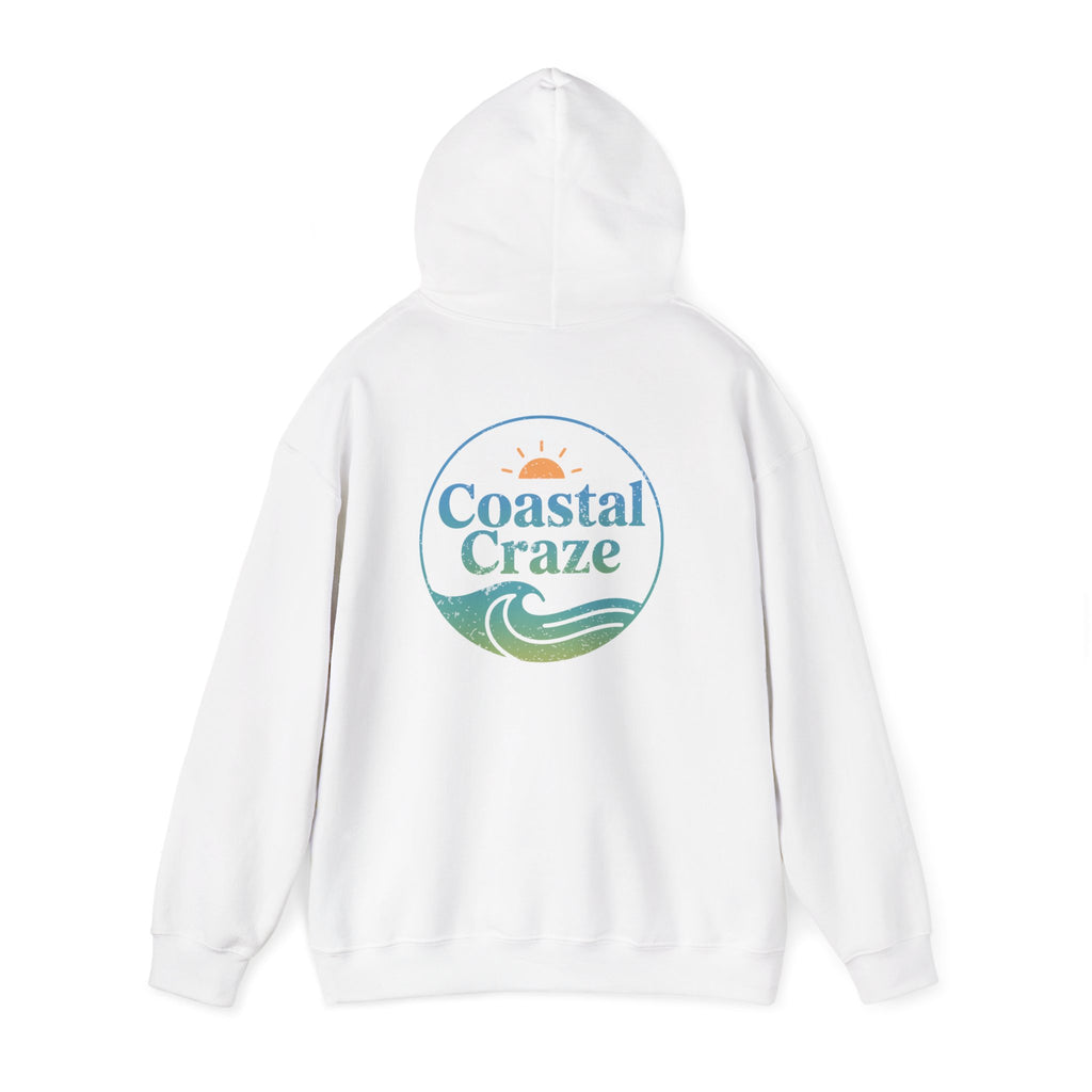 Coastal Craze Logo Hoodie | Unisex Heavy Blend™ Sweatshirt, Comfortable Beach Apparel