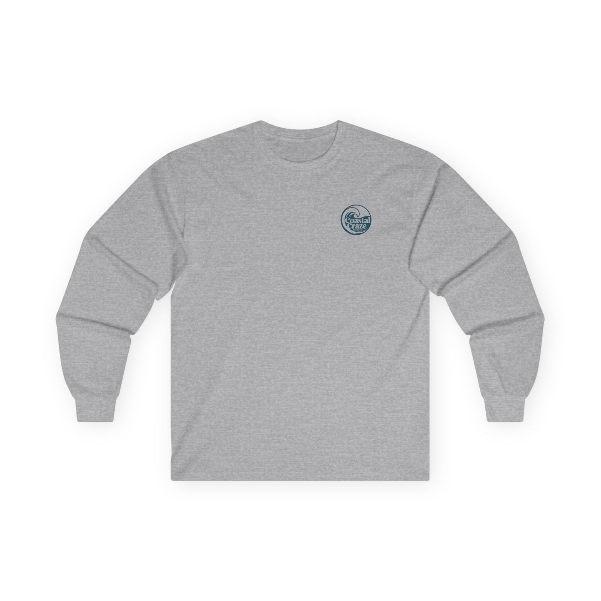 Coastal Craze Long Sleeve Logo Tee - Catch the Wave!