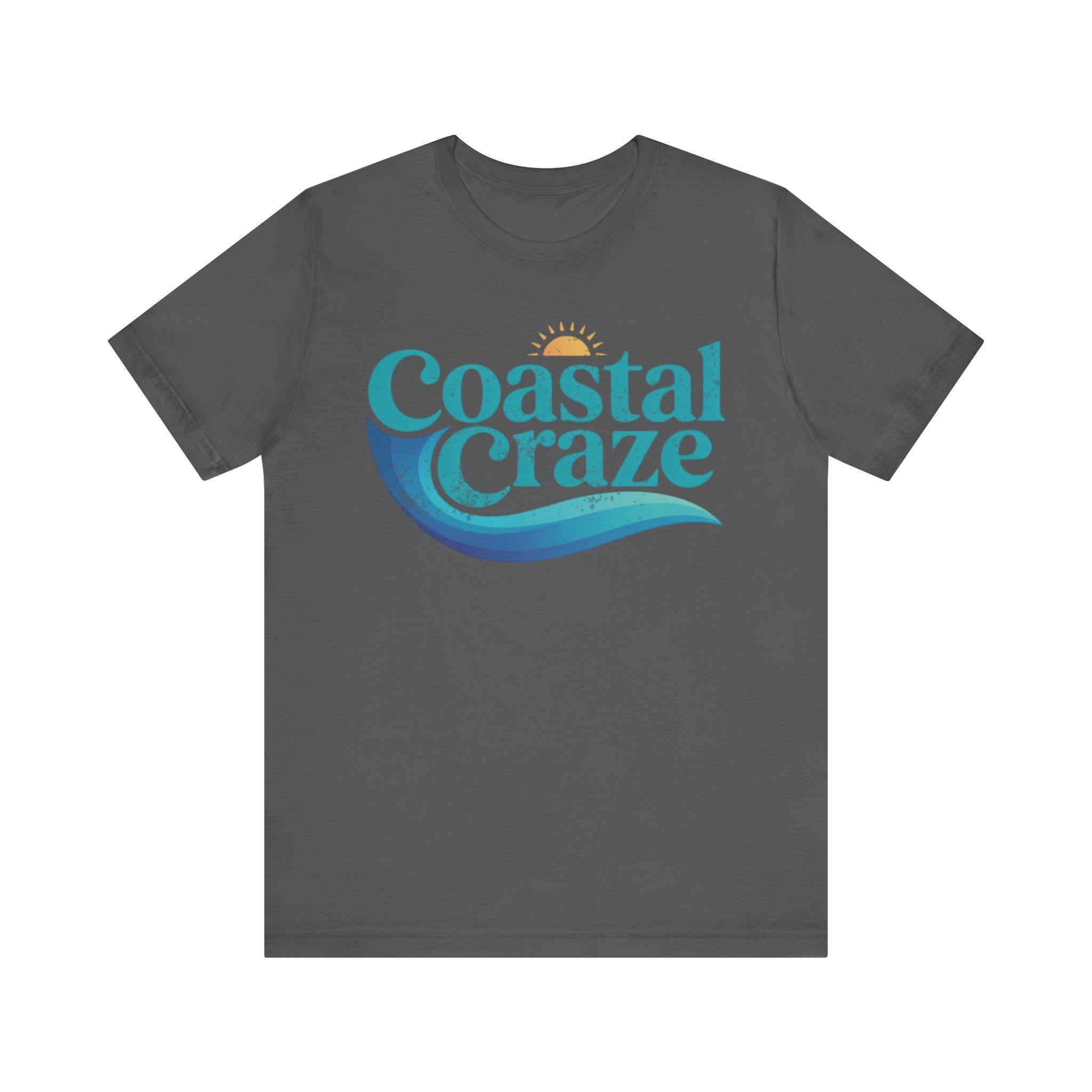 Coastal Craze Logo Unisex Tee, Beach Shirt, Summer Fashion, Vacation Wear