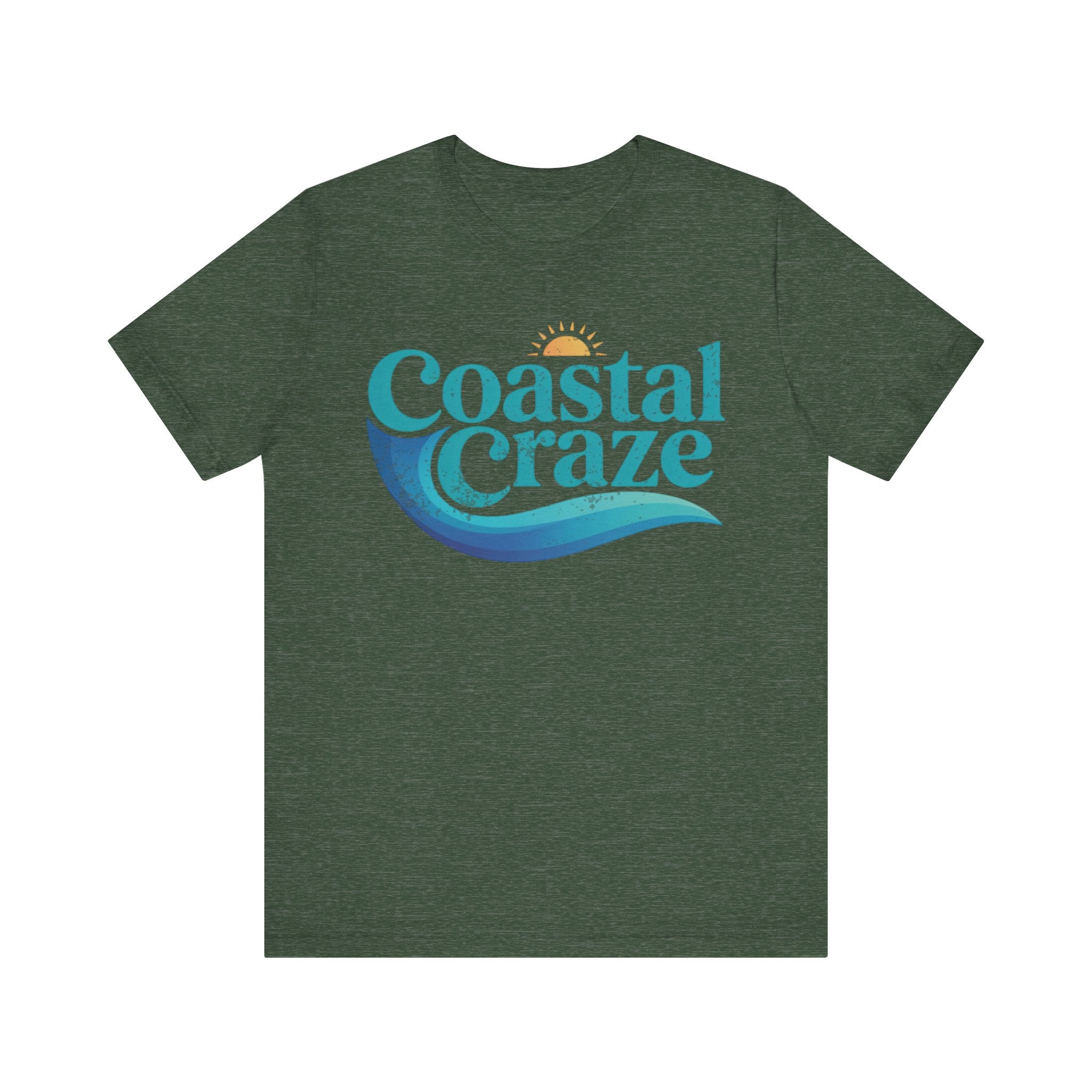 Coastal Craze Logo Unisex Tee, Beach Shirt, Summer Fashion, Vacation Wear