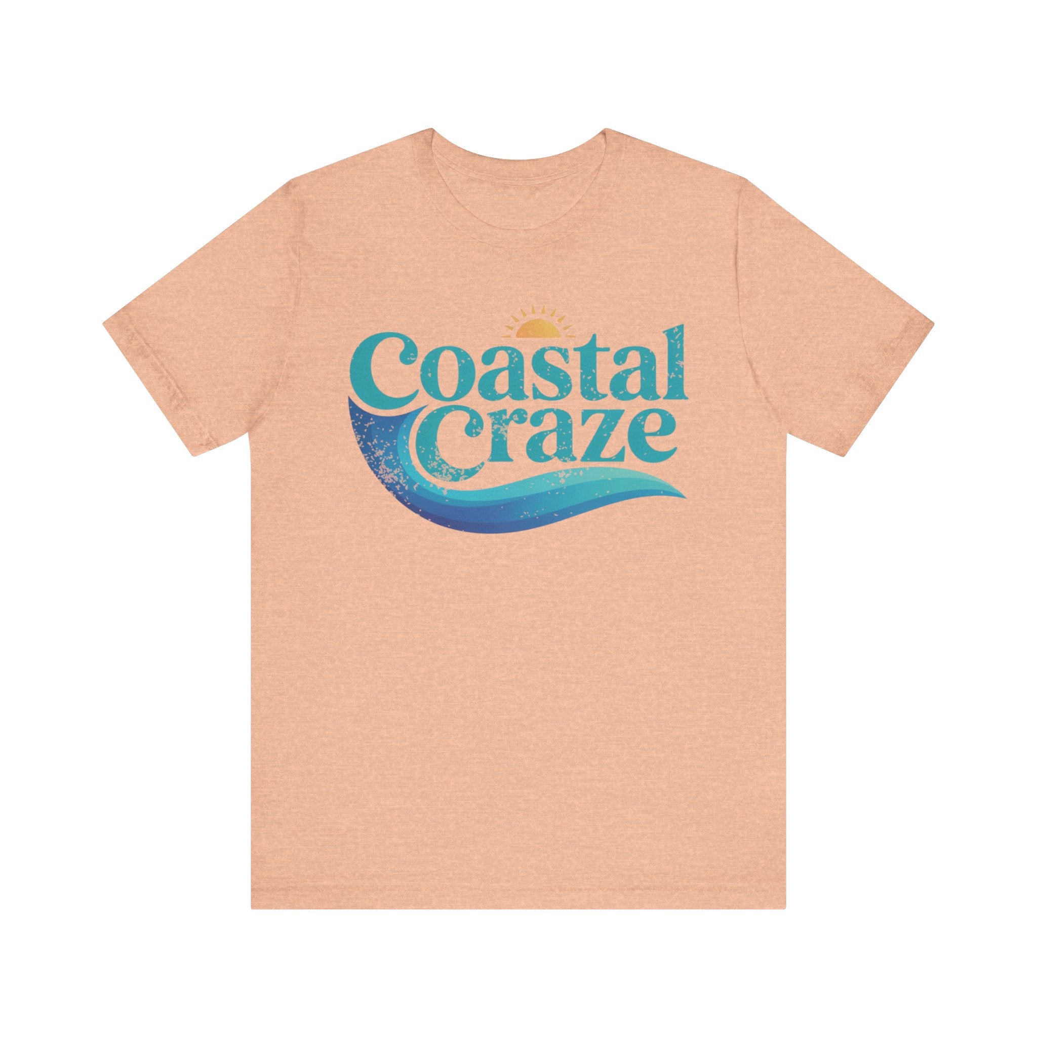 Coastal Craze Logo Unisex Tee, Beach Shirt, Summer Fashion, Vacation Wear