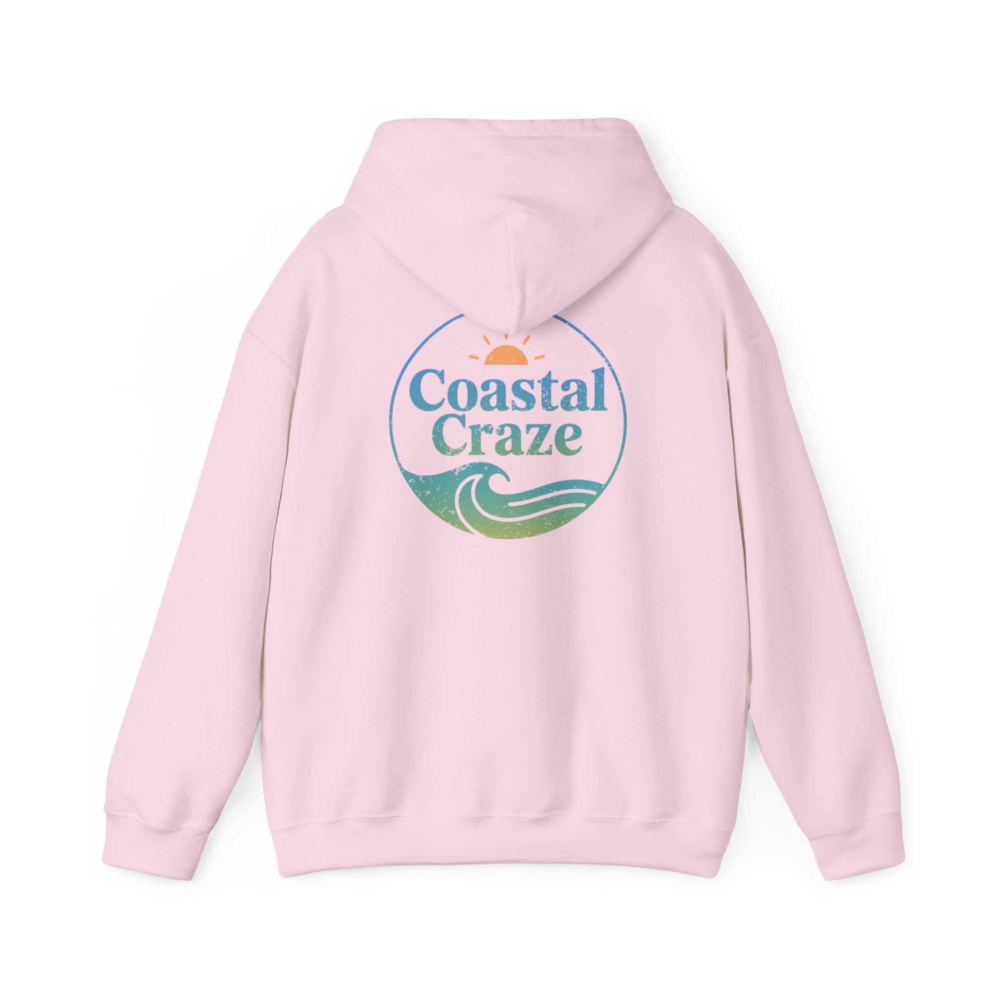 Coastal Craze Logo Hoodie | Unisex Heavy Blend™ Sweatshirt, Comfortable Beach Apparel
