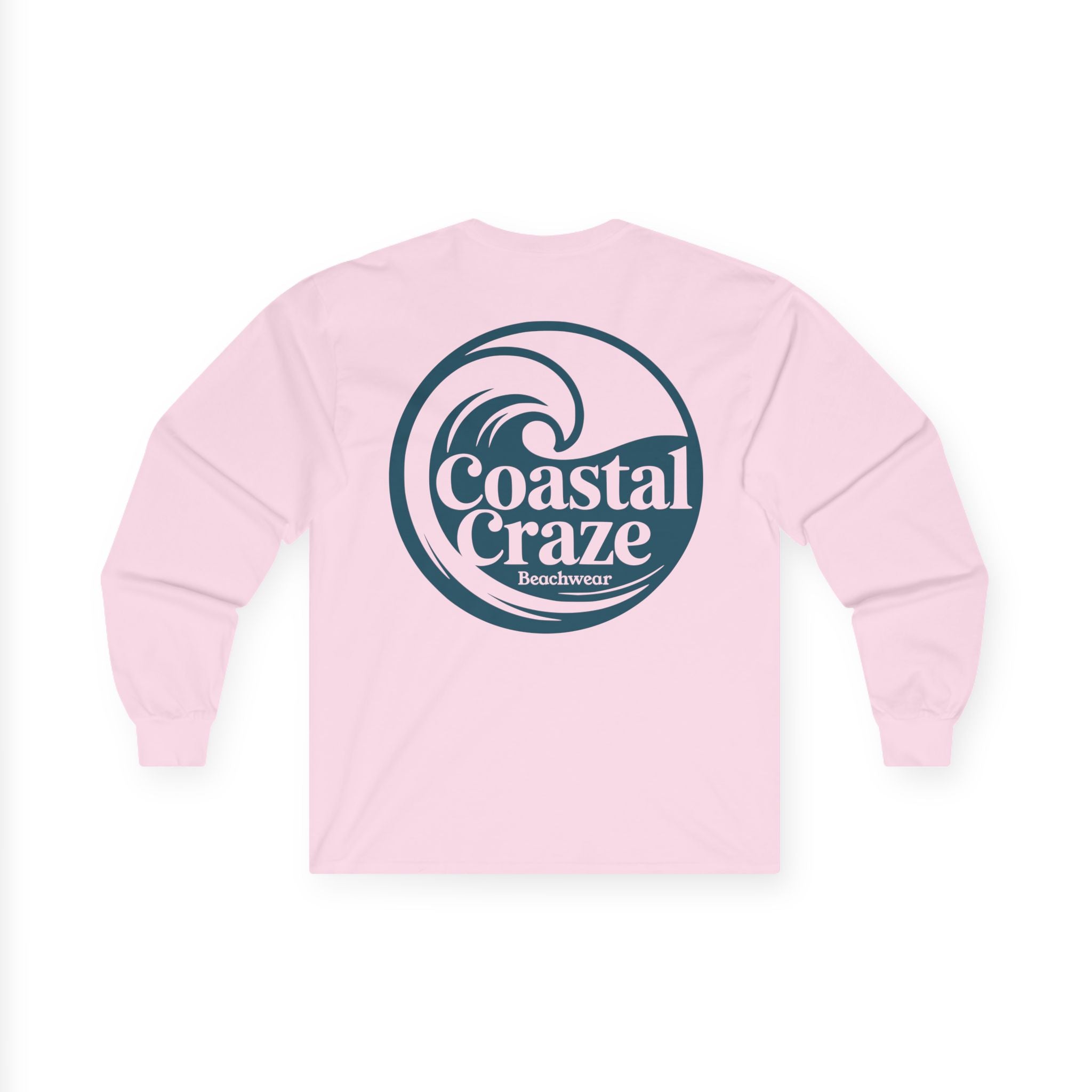 Coastal Craze Long Sleeve Logo Tee - Catch the Wave!