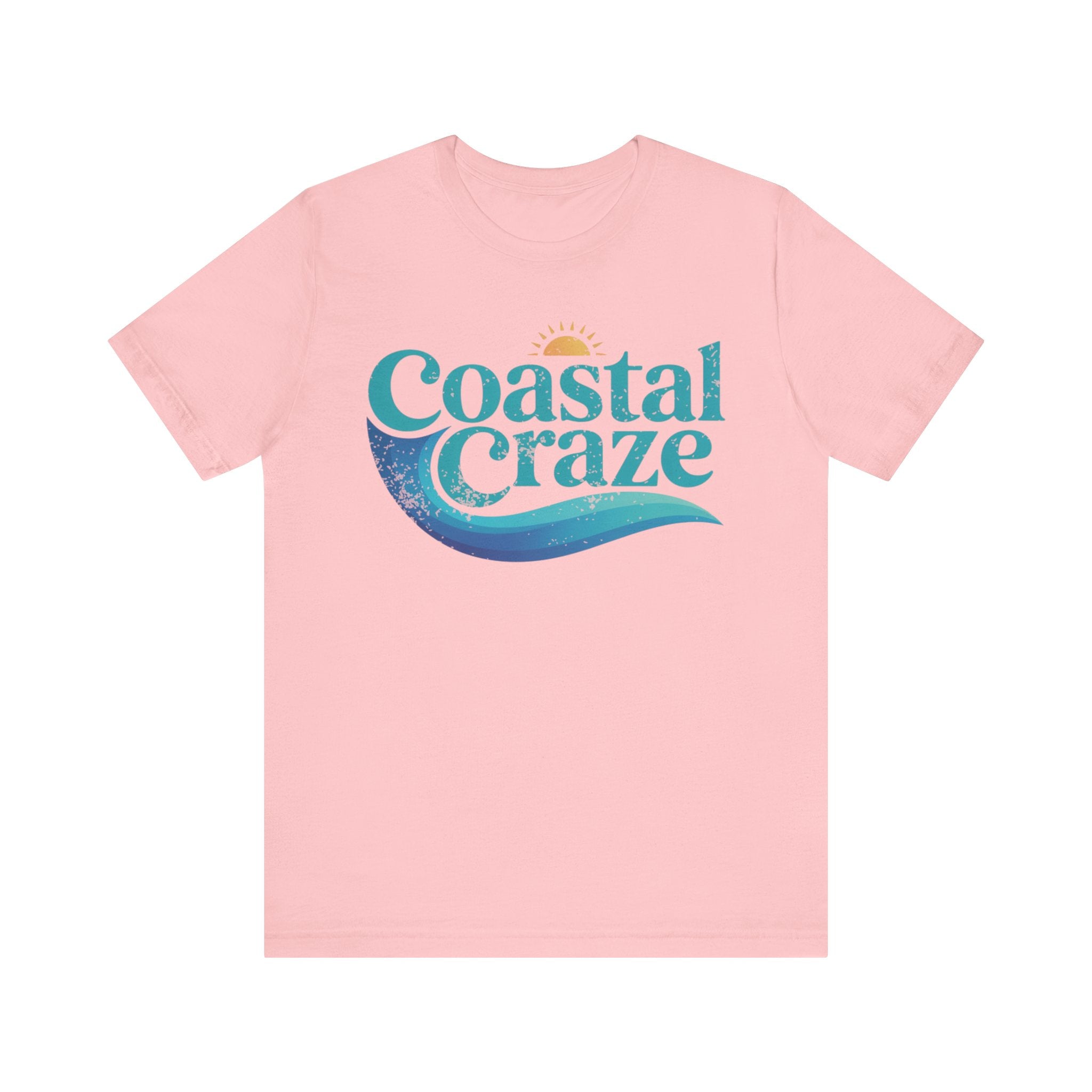 Coastal Craze Logo Unisex Tee, Beach Shirt, Summer Fashion, Vacation Wear