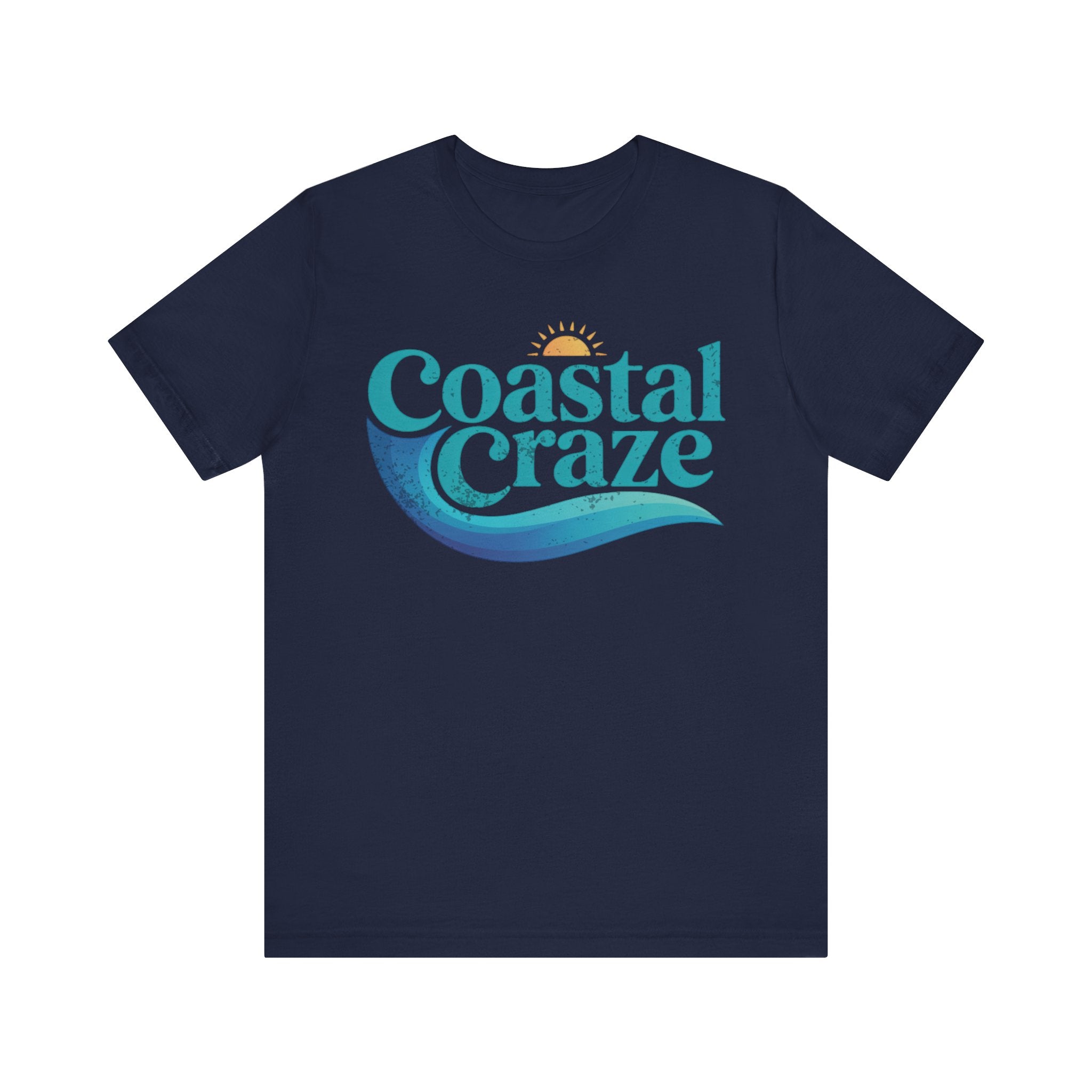 Coastal Craze Logo Unisex Tee, Beach Shirt, Summer Fashion, Vacation Wear