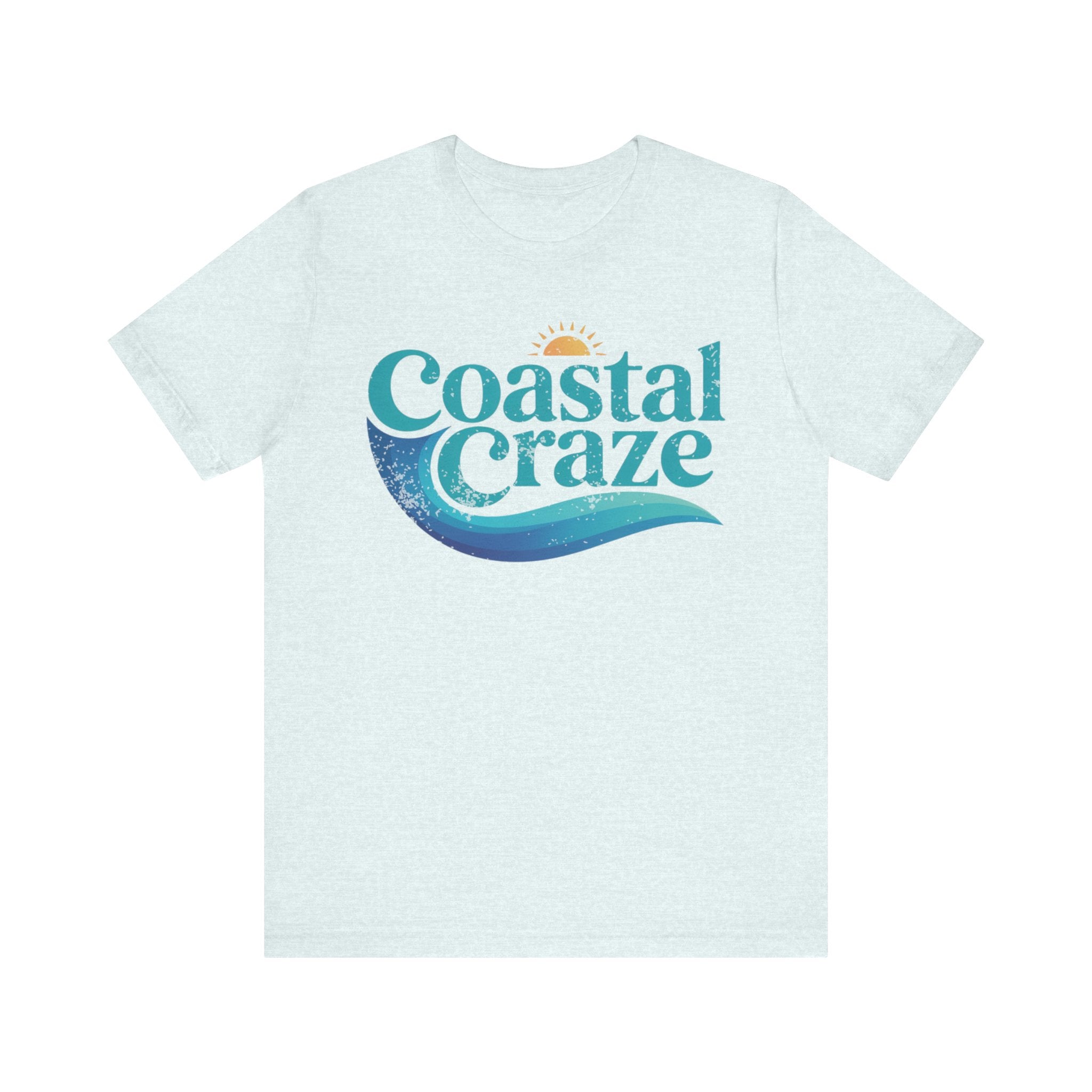 Coastal Craze Logo Unisex Tee, Beach Shirt, Summer Fashion, Vacation Wear
