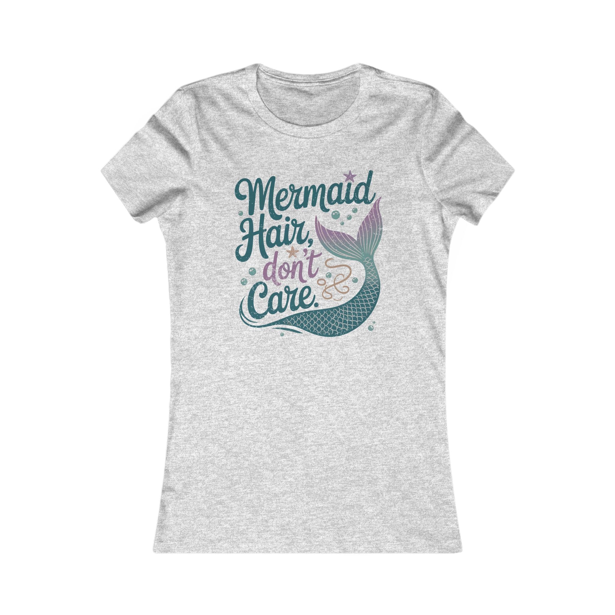 Mermaid Hair Tee - Fun Women's Favorite T-Shirt, Beach Vibes, Summer Style, Gift for Moms & Teens